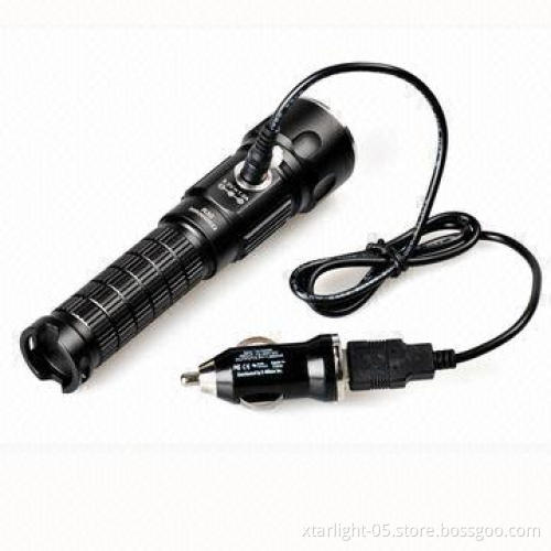 Rechargeable Flashlight with Cree LED Light
